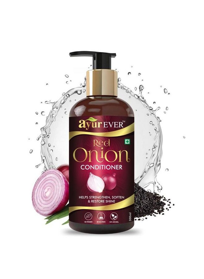 Red Onion Oil With Hair Applicator (100 Ml) + Onion Hair Conditioner (300Ml) + Red Onion Shampoo (300 Ml) Complete Combo