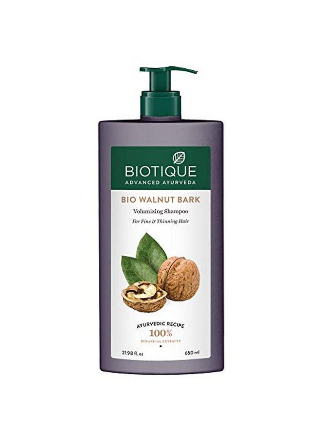 Bio Walnut Bark Volumizing Shampoo For Fine & Thinning Hair 650 Ml