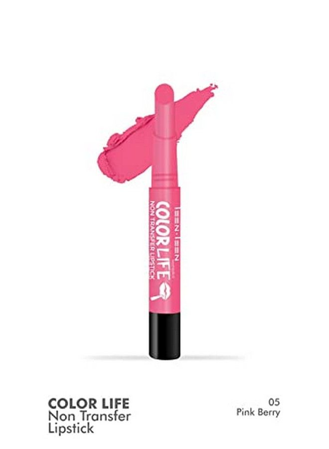 Teen Teen Non Transfer Water Proof Long Lasting Matte Lipstick Combo (Pink Berry Bollywood Nude)