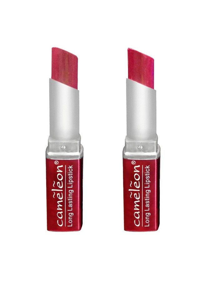 Long Lasting Matte Lipstick Combo Pack In Brick & Peach Pink (3.8G)