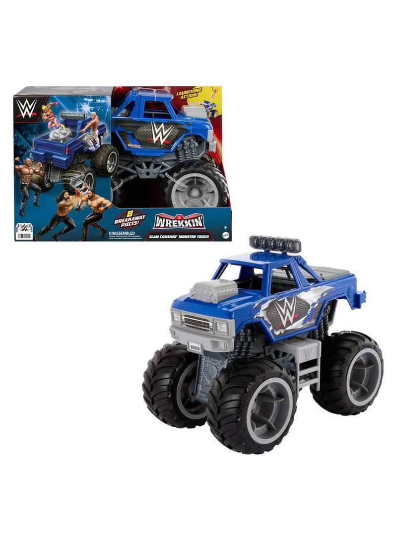 WWE Vehicle Wrekkin Slam Crusher Monster Truck Playset