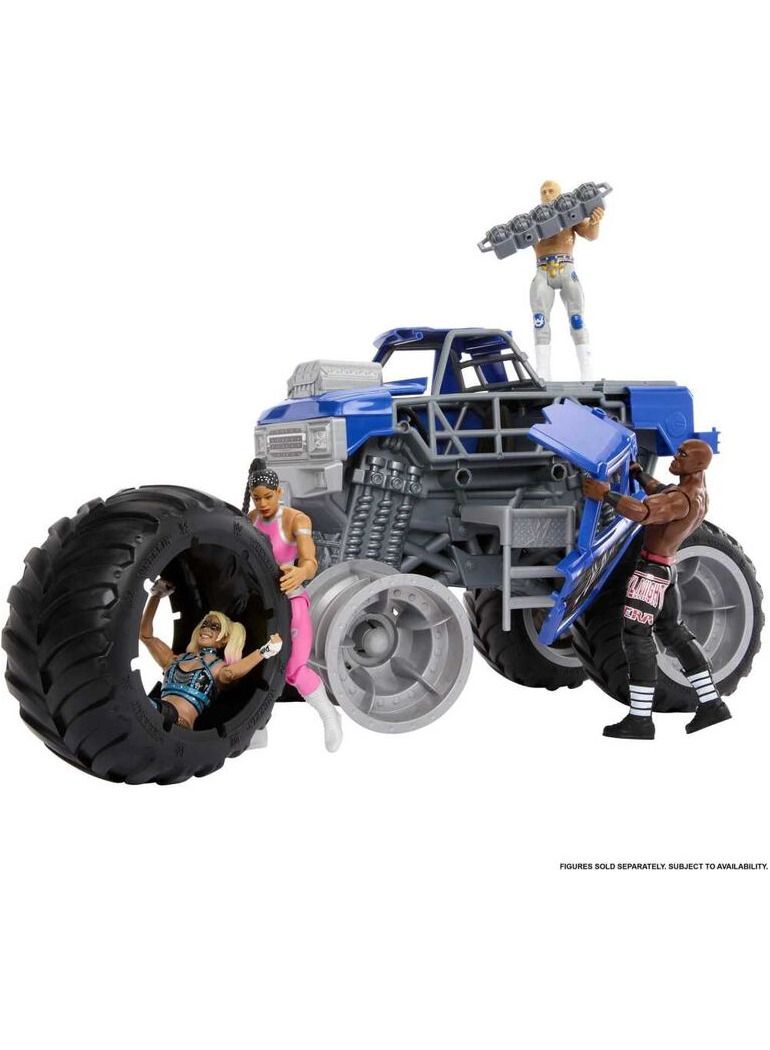 WWE Vehicle Wrekkin Slam Crusher Monster Truck Playset