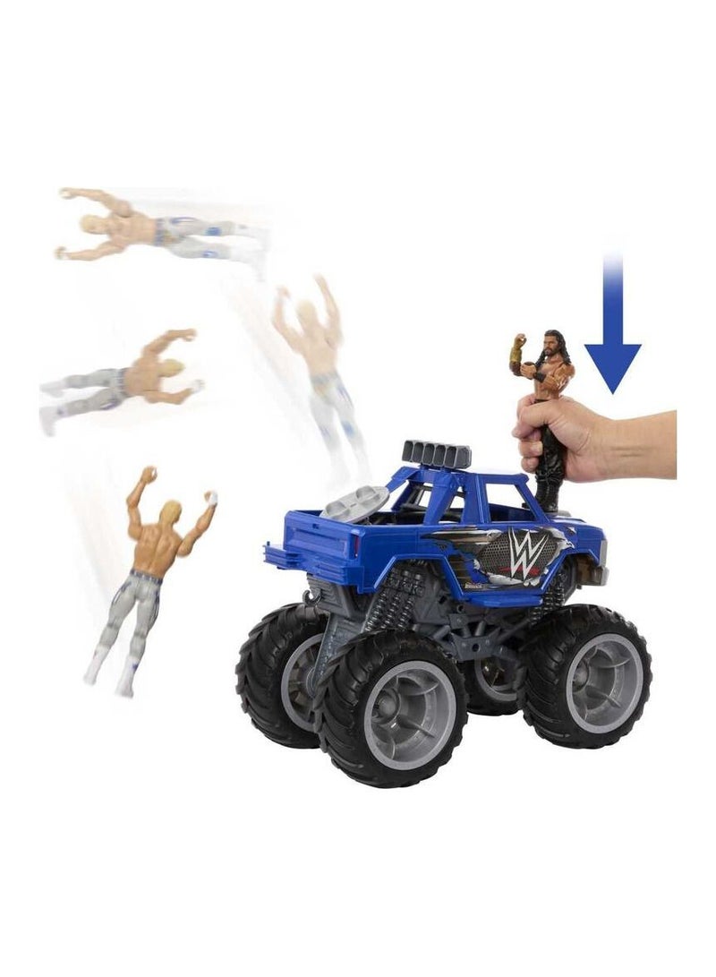 WWE Vehicle Wrekkin Slam Crusher Monster Truck Playset