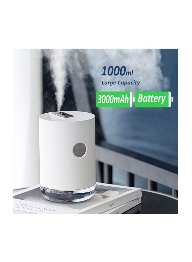 Portable Wireless USB Air Humidifier 1.5W White/Grey
