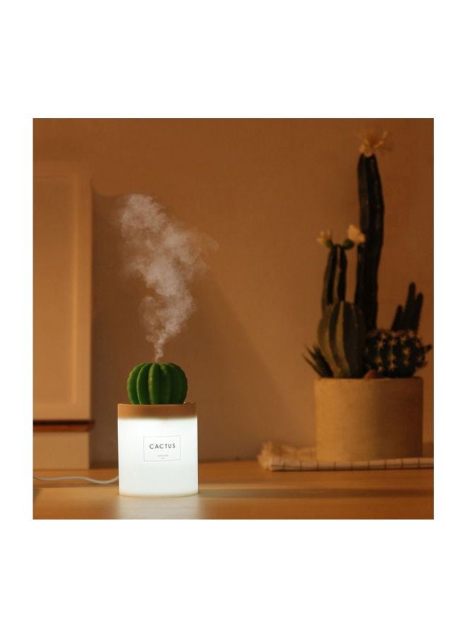 USB Air Humidifier With Night Light 1.5W White/Green