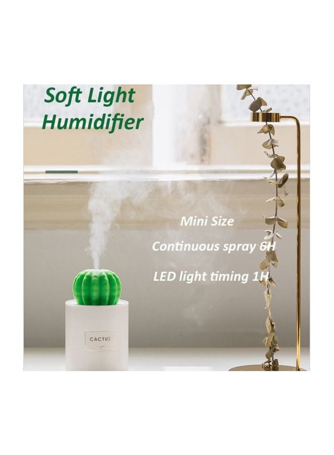USB Air Humidifier With Night Light 1.5W White/Green