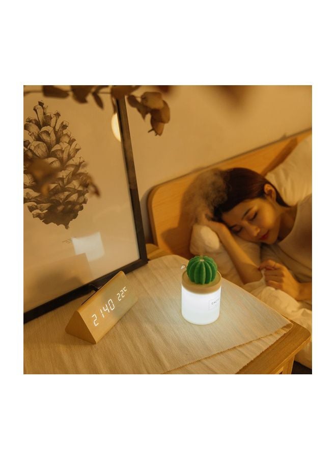 USB Air Humidifier With Night Light 1.5W White/Green