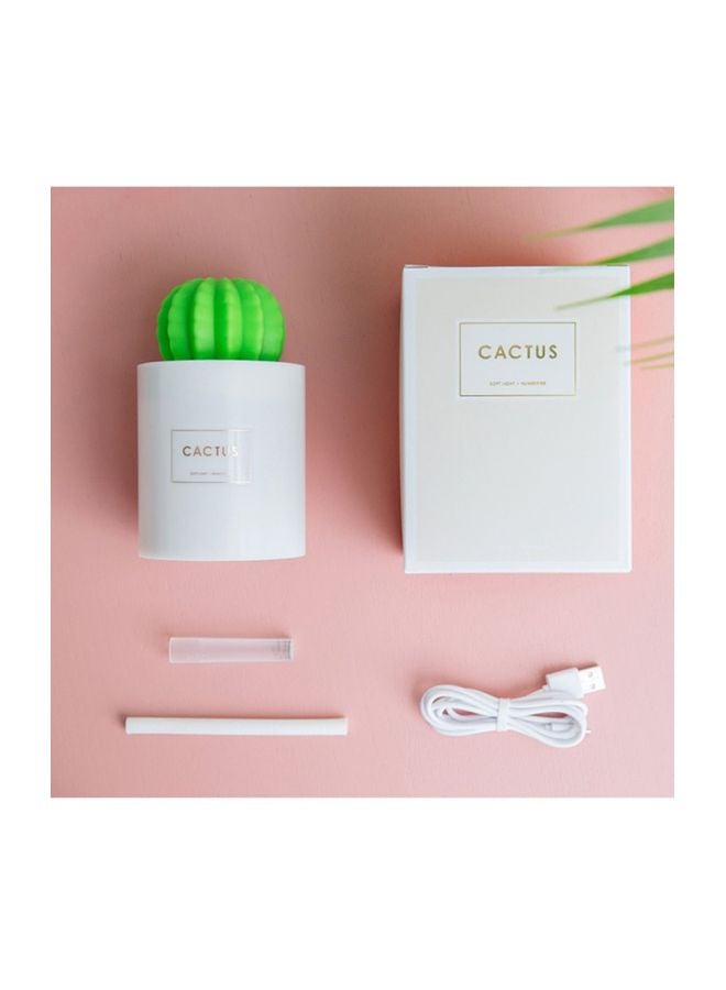USB Air Humidifier With Night Light 1.5W White/Green