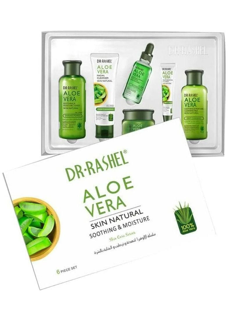 Aloe Vera Skin Natural Soothing & Moisture 6 Piece Set