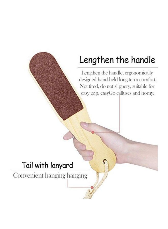 Pedicure Tools Double Sided Wooden Scrubber (Combo)