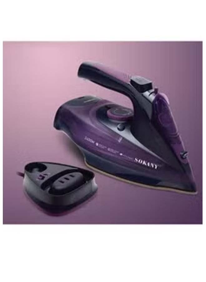 Cordless Steam Iron with Non-Stick Soleplate/Self Clean Function