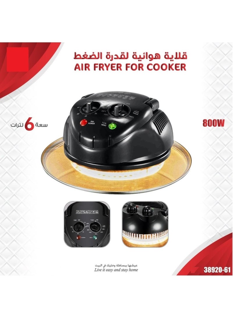 Air Fryer For Cooker 6L