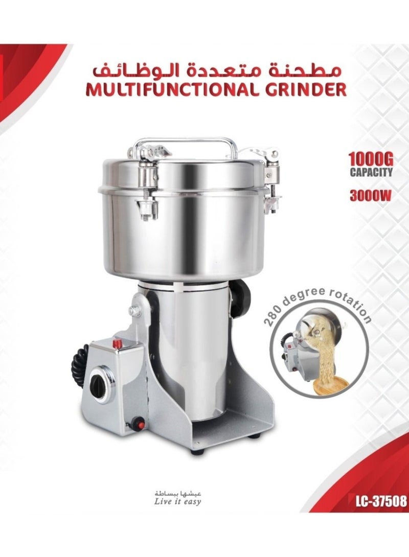 Multifunction Electric Grain Flour Mill Grinder  1000Grm