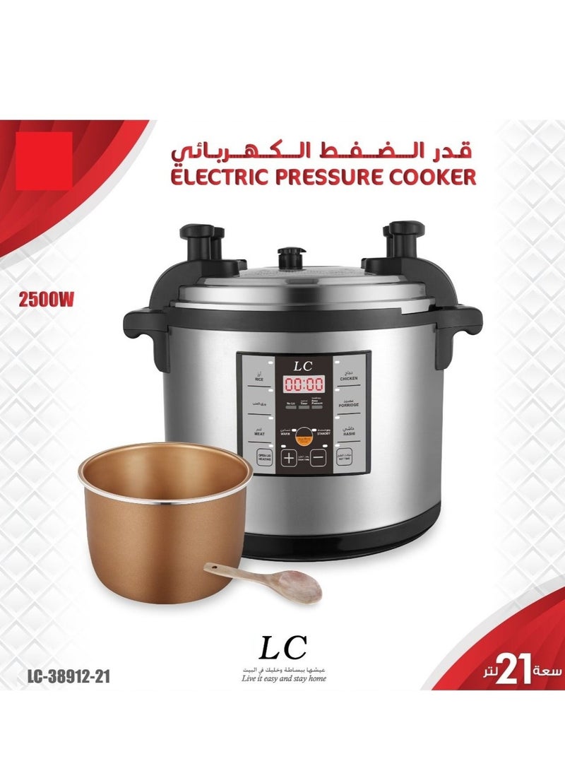Electric Pressure Cooker 21L 2500W