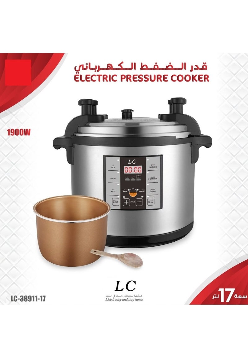 Electric Pressure Cooker 17L 1900W
