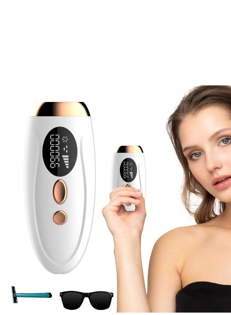 Ipl Hair Removal Device Male, Women and Man Permanent Hair Removal System with 999,900 Flashes, Hair Remover, Permanent Hair Removal Device for Sensitive Skin laster
