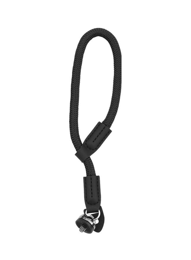 Wrist Rope With Screw For Mobile/Camera Black