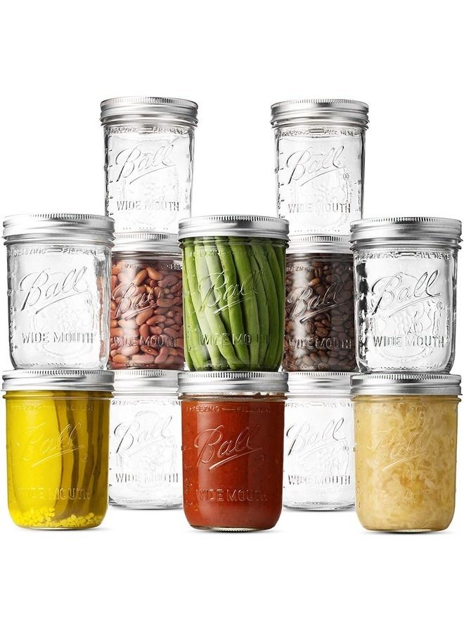 Ball Wide Mouth  Jars  6 Pack