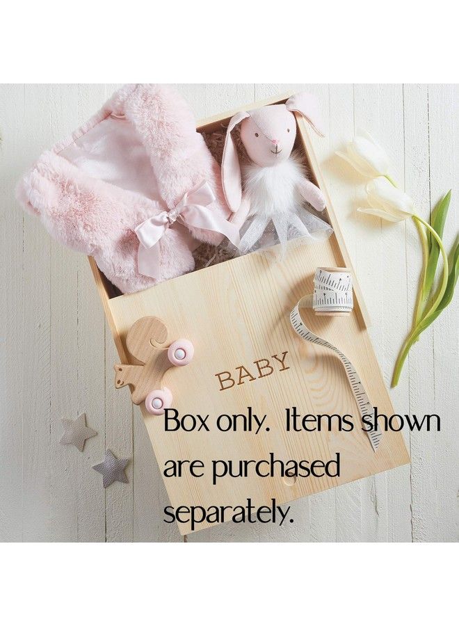 Natural Pine Keepsake Box Baby