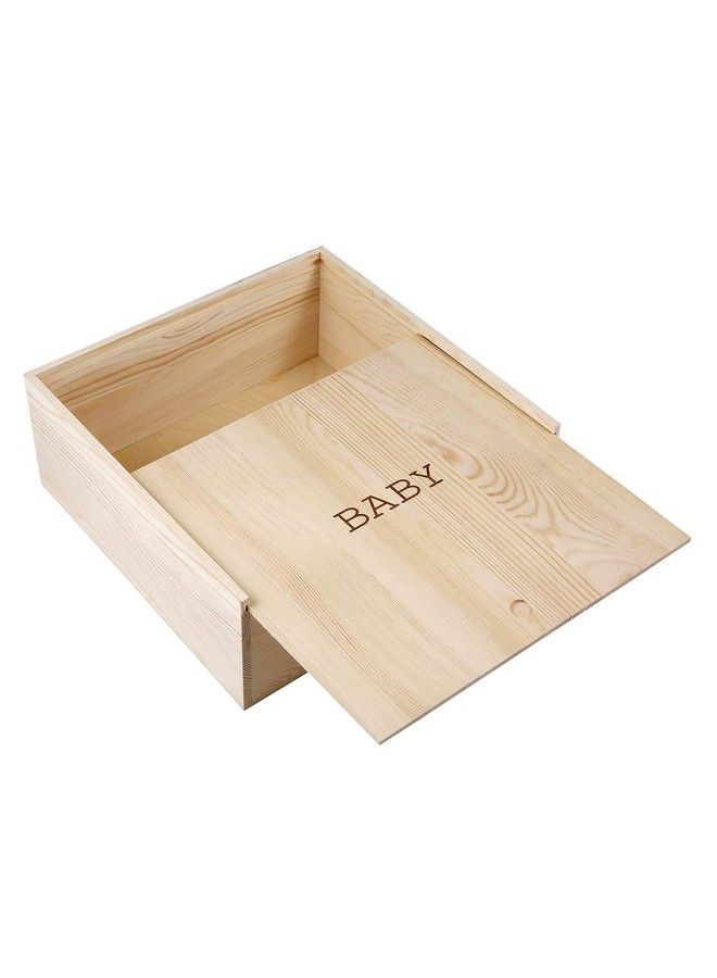 Natural Pine Keepsake Box Baby