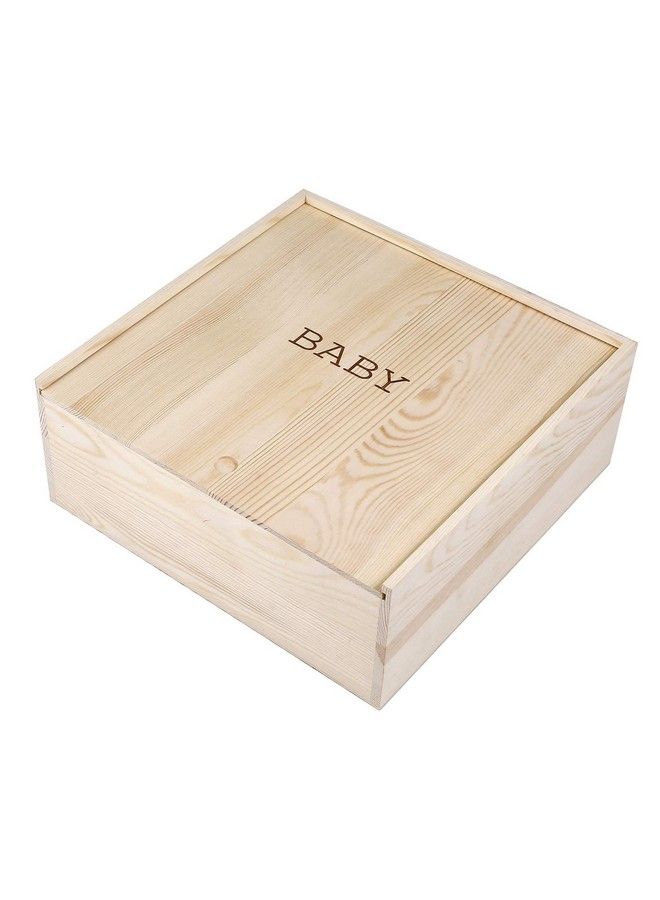 Natural Pine Keepsake Box Baby