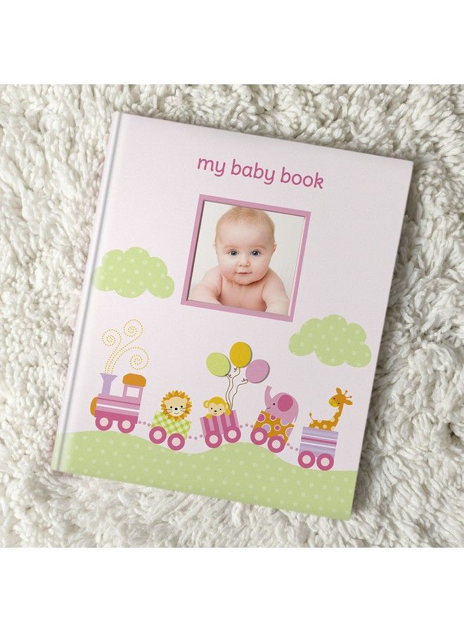 Animal Train Baby Memory Book Cherish Every Precious Moment Of Your Babys First Years Pink Jungle Jane
