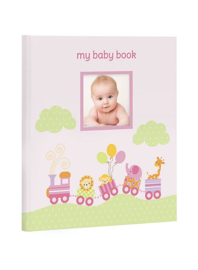 Animal Train Baby Memory Book Cherish Every Precious Moment Of Your Babys First Years Pink Jungle Jane