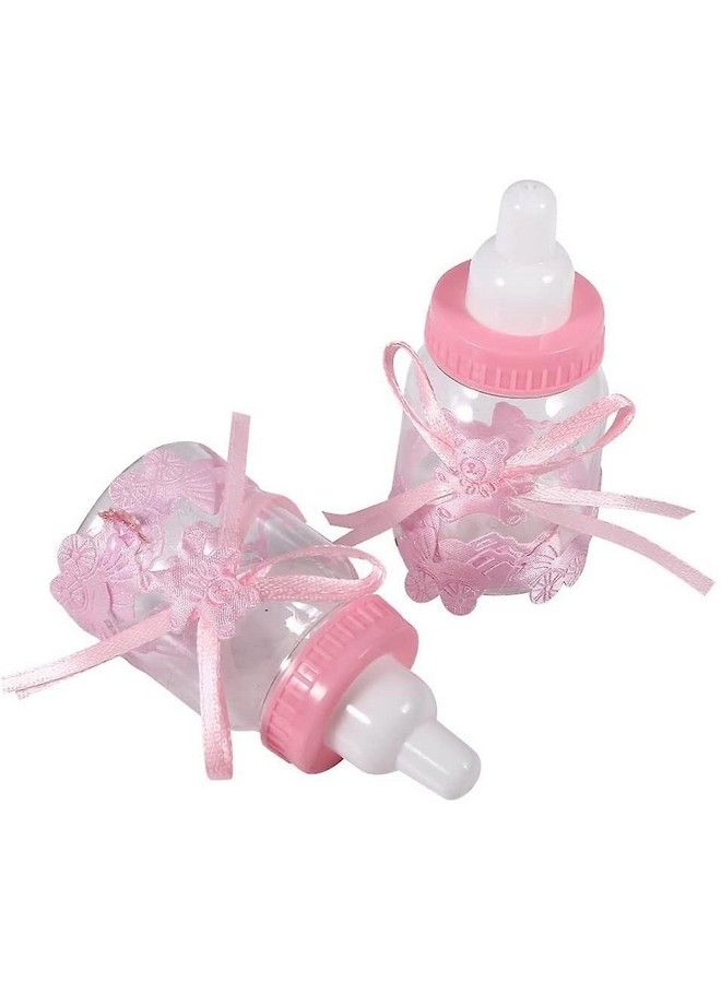 Pink Baby Shower Favor Candy Bottles Gift Set (Set Of 12) Baby Shower Gift Candy Bottles Gift Sets