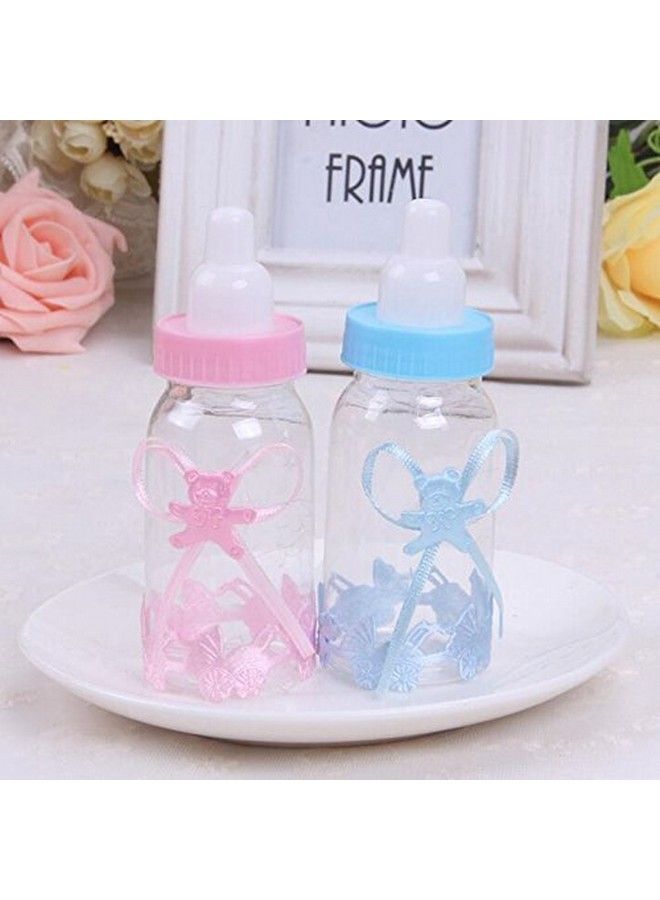 Pink Baby Shower Favor Candy Bottles Gift Set (Set Of 12) Baby Shower Gift Candy Bottles Gift Sets