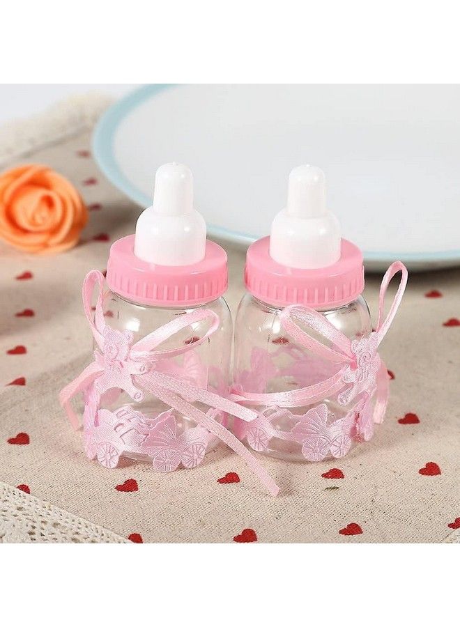 Pink Baby Shower Favor Candy Bottles Gift Set (Set Of 12) Baby Shower Gift Candy Bottles Gift Sets
