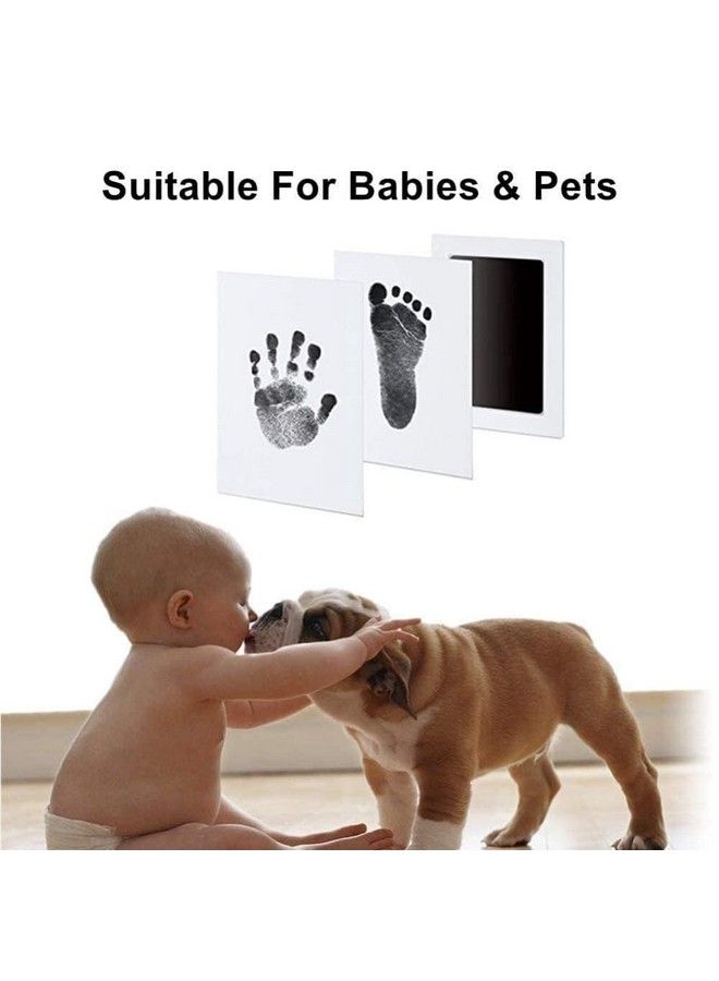 Baby Hand And Foot Print Imprint Kit. No Touch Non Toxic Ink Pad (0 6 Months) (Blue)
