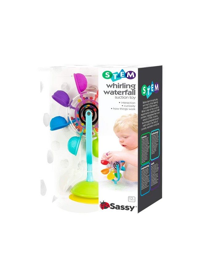 Whirling Waterfall Suction Toy For Bathtime Stem Ages 12+ Months Multi