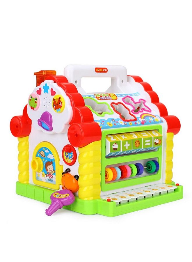 Multifunctional Musical Fun House Electronic Geometric Blocks Sorting Learning Educational Toys