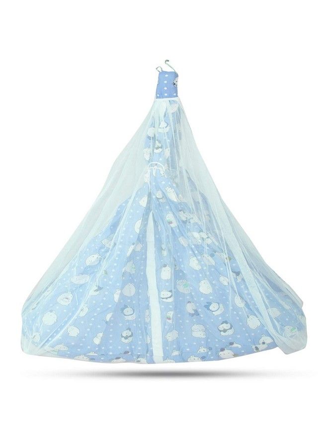 Ziggy Hanging Cradle For Babies;Newborn Baby Cotton Baby Cradle;Baby Sleep Swing Cradle;Baby Jhula Jhoola;Baby Bed;Baby Bedding Set With Net Spring Set 0 24 Months For Baby Boys &Girls (Blue)