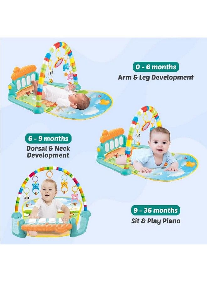 Ultra Play Multi Function Abs High Grade Plastic Piano Baby Gym And Fitness Rack (Suitable For 0 36 Months Old Baby)