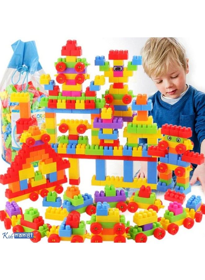88 Pcs Building Blocks;Interlocking Blocks;Play Blocks;Building Blocks;Learning Blocks Creative Blocks And Learning Educational Toy Set For Kids Of + 3 Years