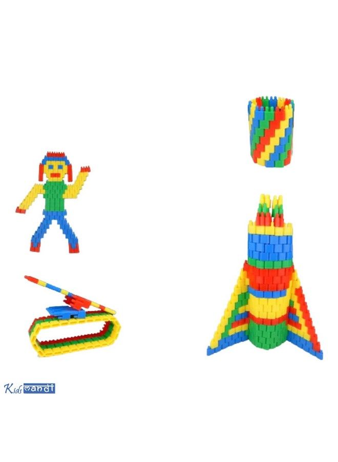88 Pcs Building Blocks;Interlocking Blocks;Play Blocks;Building Blocks;Learning Blocks Creative Blocks And Learning Educational Toy Set For Kids Of + 3 Years
