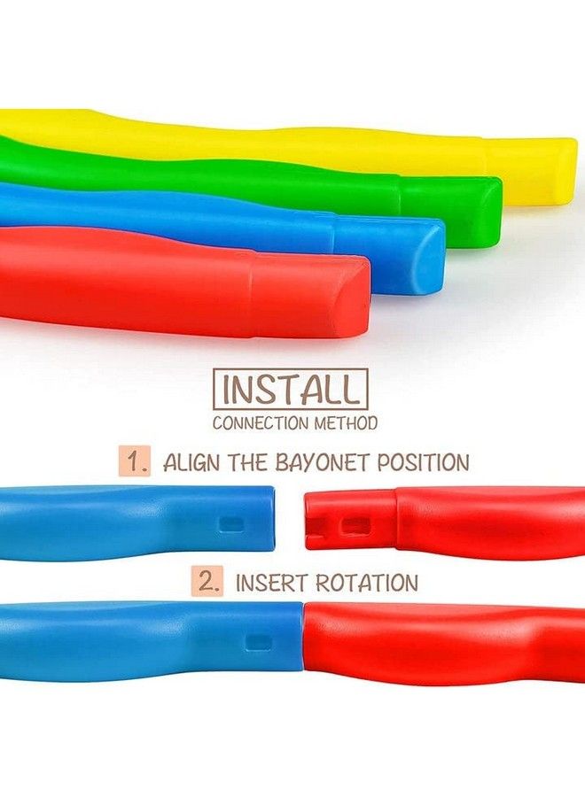 Hula Hoop Zig Zag For Adults Kids Quality Exercise Fitness Ring Multi Colour Adjust In 2 Sizes ; Hoopla Baby Toys Play Kit