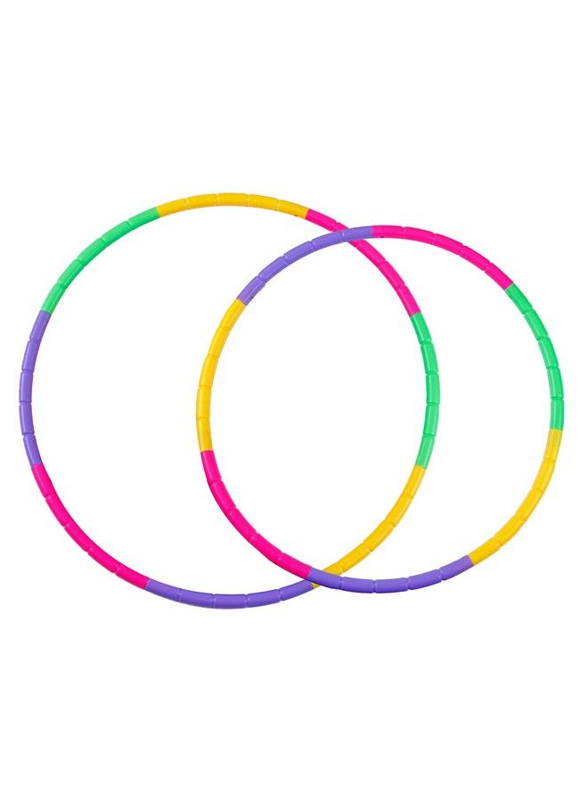 Hula Hoop Zig Zag For Adults Kids Quality Exercise Fitness Ring Multi Colour Adjust In 2 Sizes ; Hoopla Baby Toys Play Kit