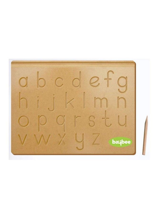 Wooden English Alphabet Learning Educational Board For Kids A To Z English Alphabet Puzzle With Tracing Board Educational Learning Wooden Puzzle Board For Kids Children Boys & Girls