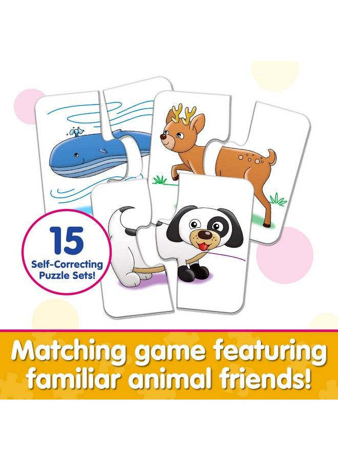 : My First Match It Head And Tails 15 Piece Self Correcting Animal Matching Puzzles Learning Toys For Toddlers 1 3 Award Winning Toys