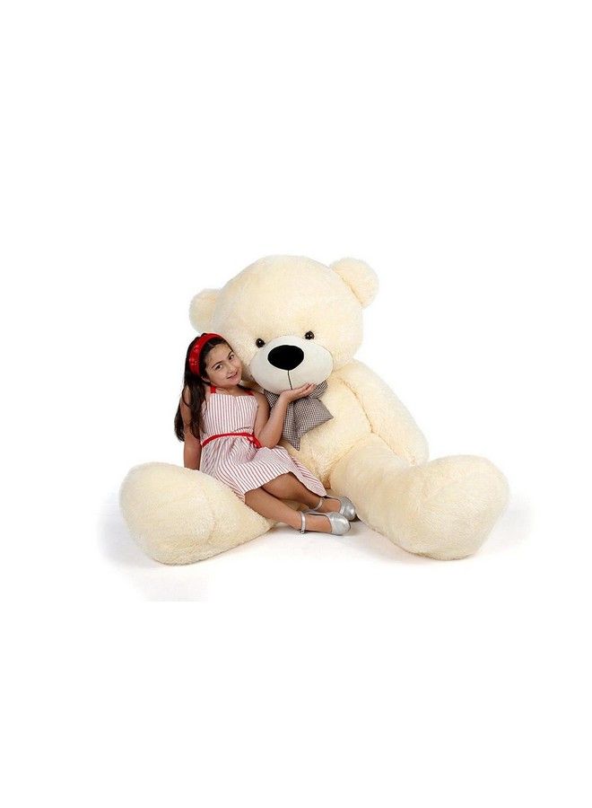 Soft Toys Long Soft Lovable Huggable Cute Giant Life Size Figure Toy Child Safe Best For Birthday Gift Gift For Girlfriend 6 Feet Cream