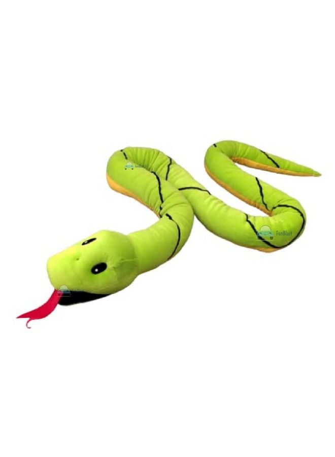 Jumbo Snake Soft Toys Plush Animal Figure Toys For Kids Boys And Girls;Best Gift Soft Toy Home Decoration Soft Toy Stuffed Snake Toy (7 Feet Long)