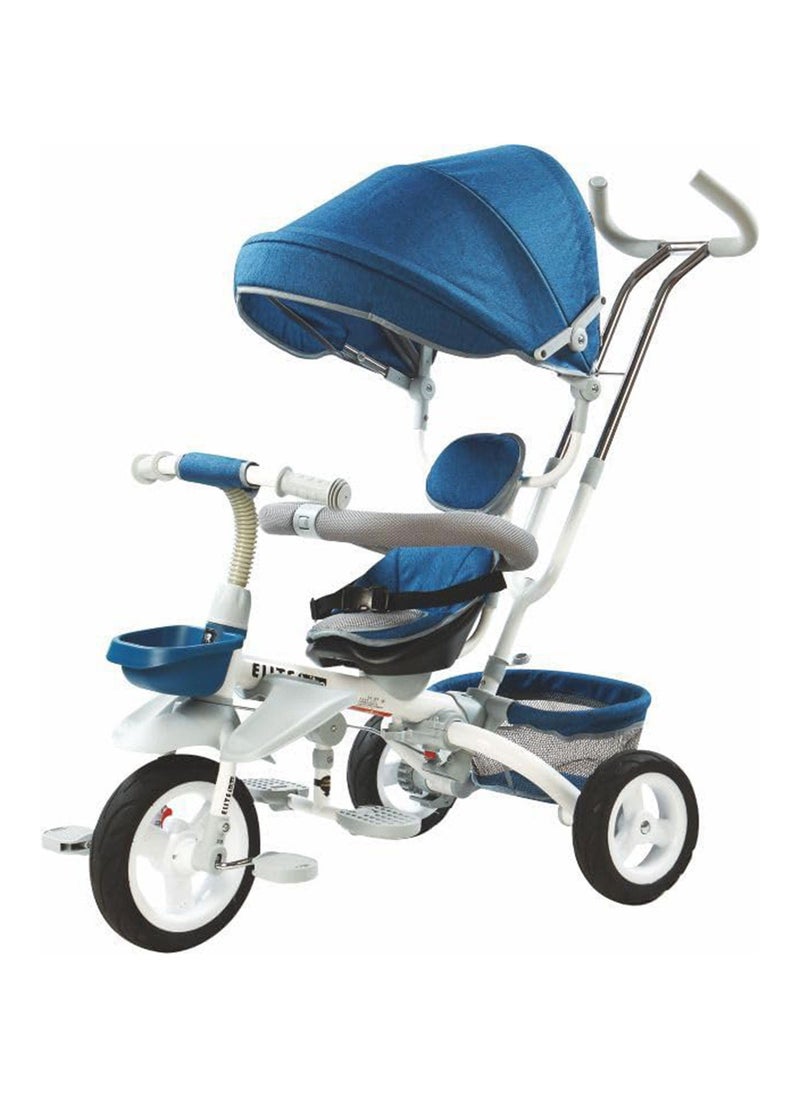 Lovely Baby JY T02 Tricycle with Sun Canopy - Parent Handle & Footrest