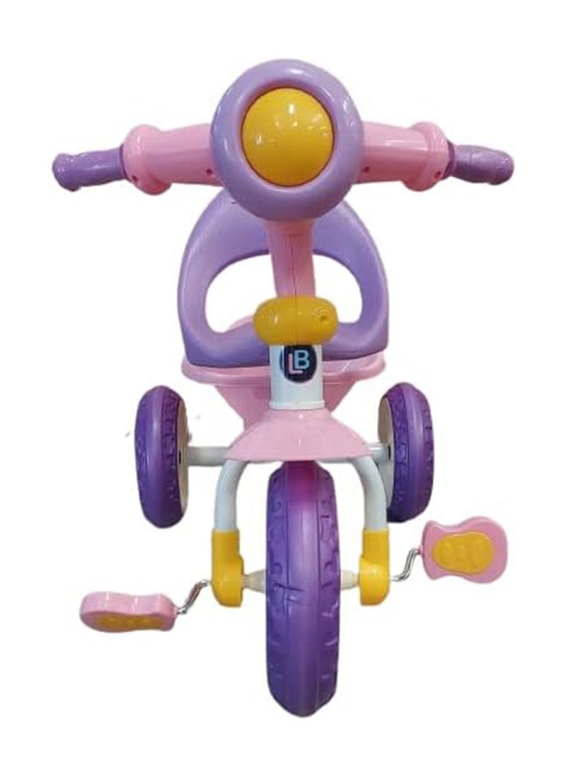 Lovely Baby Kids Tricycle LB 986 Smart Plug & Play Kids Cycle with Rear Storage Baskets