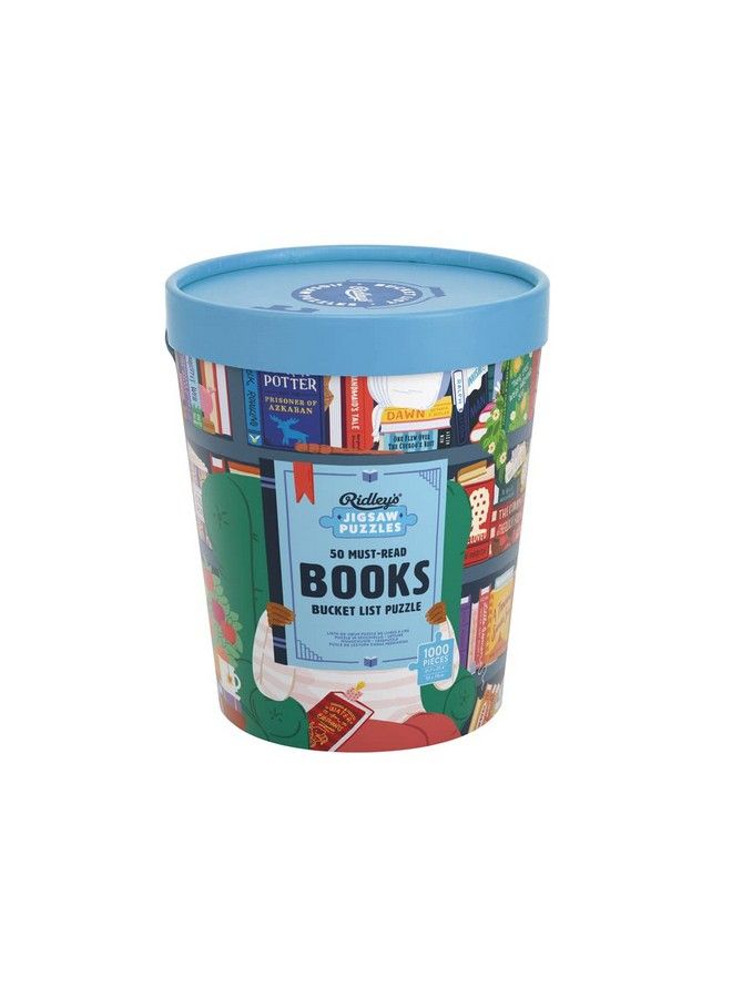 50 Must Read Books Bucket List 1000 Piece Puzzle