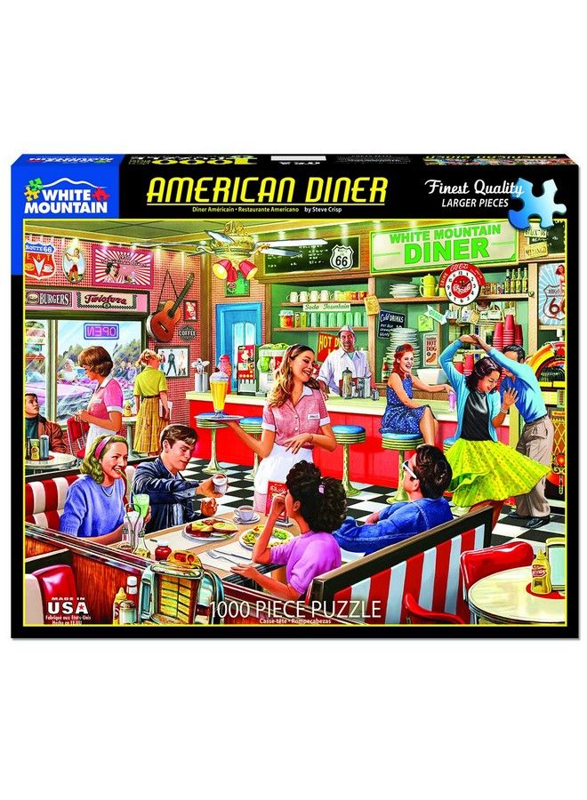 Puzzles American Diner 1000 Piece Jigsaw Puzzle