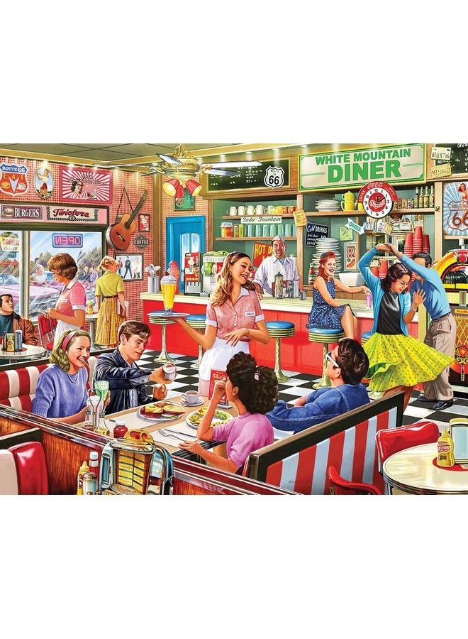 Puzzles American Diner 1000 Piece Jigsaw Puzzle