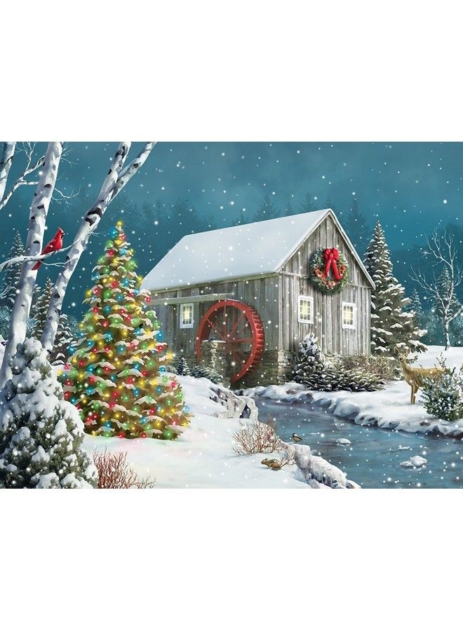 S 500 Piece Jigsaw Puzzle The Falling Snow Made In Usa