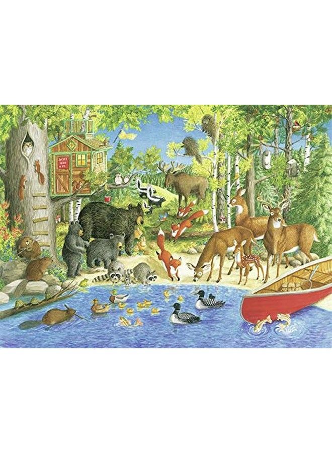 Great Outdoors Puzzle Series: Woodland Friends 300 Piece Jigsaw Puzzle For Adults 82117 Every Piece Is Unique Softclick Technology Means Pieces Fit Together Perfectly 20 X 14